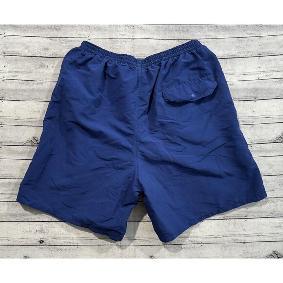 PATAGONIA Mens Baggies Nylon Short Sz S Blue Mesh Lined Active Gym 7” Inseam - Picture 12 of 16